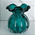 Vaso de Vidro Italy Estilo Murano Azul Tiffany 10cm x 11cm 29004 - Wolff - Imagem 2