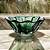 Centro De Mesa Vidro Murano Italy Verde 32cmx13 220500 Lyor - Imagem 3