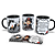 Caneca Vasco Da Gama Times Brasileiro Alça E Interno Preto - Imagem 2