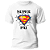 Camisa Dia dos Pais Personalizada Super-Pai Presentes - Imagem 1