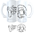 Caneca Chopp Personalizada Vidro Jateado Presente 475ml - Imagem 2