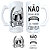 Caneca Chopp Personalizada Vidro Jateado Presente 475ml - Imagem 3
