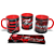 Caneca Flamengo Time Brasileiro Alça E Interno vermelho - Imagem 5