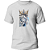 Camiseta Yeshua Leão Coroa Unissex Poliester Presentes - Imagem 3