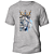 Camiseta Yeshua Leão Coroa Unissex Poliester Presentes - Imagem 4