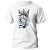 Camiseta Yeshua Leão Coroa Unissex Poliester Presentes - Imagem 1