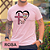 Camiseta Foi Por Mim Coração Cruz Unissex Poliester Presente - Imagem 2