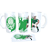 Caneca Chopp Times Brasileiros Personalizada Vidro Jateado - Imagem 2