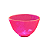 Cuba PVC 200ml Rosa Pink com Glitter - Imagem 1