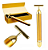 Massageador Facial Dourado Vibratório - Imagem 3