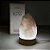 Mini Luminária Quartzo Rosa Led Branco - Base de Madeira - Imagem 1