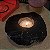 Porta Vela Chapa Obsidiana Negra - Coleção Luz da Alma - Imagem 3
