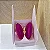 Borboleta Ágata Pink - Borda Dourada - Imagem 9
