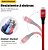 CABO TECH PROOF(SAMSUNG/MOTOROLA/XIAOMI) MICRO USB V8 - VERMELHO - BOM REPARO LOJA - Imagem 2
