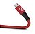 CABO TECH PROOF(SAMSUNG/MOTOROLA/XIAOMI) MICRO USB V8 - VERMELHO - BOM REPARO LOJA - Imagem 7