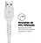 CABO DUAL SHOCK MICRO USB V8 - BRANCO - 1,2M - Imagem 3