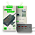 Adaptador USB-A + Tipo C - 3 Portas - Verde - Imagem 5