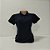 Camisa Polo Masculina em Malha Piquet Preta - Imagem 4