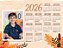 Calendário Imantado 2026  15x21 cm - Escola João de Barro - Imagem 1