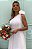 Vestido de noiva branco ombro único pz - Imagem 3