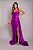 Vestido longo sereia busto corselet ls - FUCSIA - Imagem 1