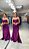 Vestido longo tomara que caia corselet - FUCSIA - Imagem 1