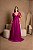 Vestido longo devote v com fenda e detalhe em capa lurex - Imagem 4