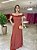 Vestido longo de festa ombro a ombro yu - Imagem 3