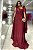 Vestido ombro unico flor com mangas soltas - Imagem 3