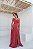 Vestido longo ombro unico lurex - MARSALA 42 - Imagem 1