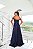 Vestido longo ombro a ombro saia gode com armaçao - AZUL SERENITY 42 - Imagem 2