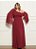 Vestido ombro unico mangas plus size pd - Imagem 1