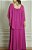 Vestido longo manga capa plus size fp - Imagem 3