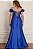 Vestidol longo azul royal zibeline ombro a ombro - 44 - Imagem 2