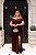 Vestido longo ombro a ombro plus size - Imagem 1