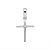 Pingente de Prata 925 Cruz Lisa Minimalista - Imagem 1