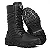 Bota  Militar Tática Coturno com Zíper e Palmilha Confort Couro Ecológico Modelo DUBAI - Imagem 3