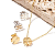 BRINCO TREVO LISO DELICADO - OURO - Imagem 2