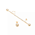 BRINCO MAXI ORBE - DOURADO - Imagem 2