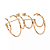 EAR CUFF CIRCLE - DOURADO - Imagem 2