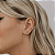 EAR CUFF ZIRCÔNIAS - DOURADO - Imagem 2