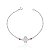 PULSEIRA  RUBI MENINA CRAVEJADO BRANCO - Imagem 1