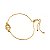 PULSEIRA EM OURO GRAVATA MENINA ZIRCÔNIA BRANCA - Imagem 1