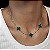 CONJUNTO TREVOS VIGINIA RÓDIO BRANCO (PEDRA VERDE) - Imagem 1