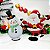 Kit com Papai Noel e Boneco de Neve 24 cm - Imagem 4