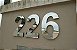 Números Residenciais em Aço Inox de 50cm de Altura - Números para Casa - Imagem 2