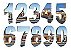 Números Residenciais em Aço Inox de 50cm de Altura - Números para Casa - Imagem 1