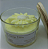 Vela aromática 100g gel com cera e margarida amarela laranja lima - Imagem 1
