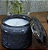 Vela aromática 110g apple  e musk cor azul - Imagem 1
