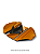Kit Taco 225, com Lateral e Retangular - LARANJA - Imagem 3